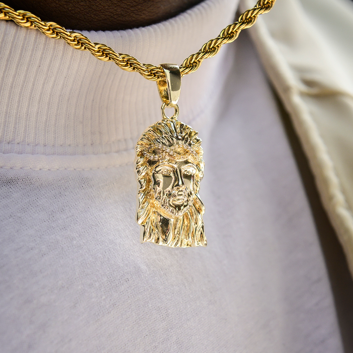 Diamond Crown Portrait of Jesus