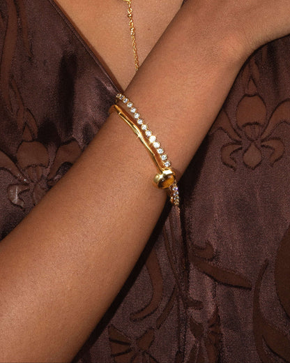 Tennis Bracelet in Gold