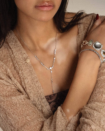 Adriana Necklace in Silver