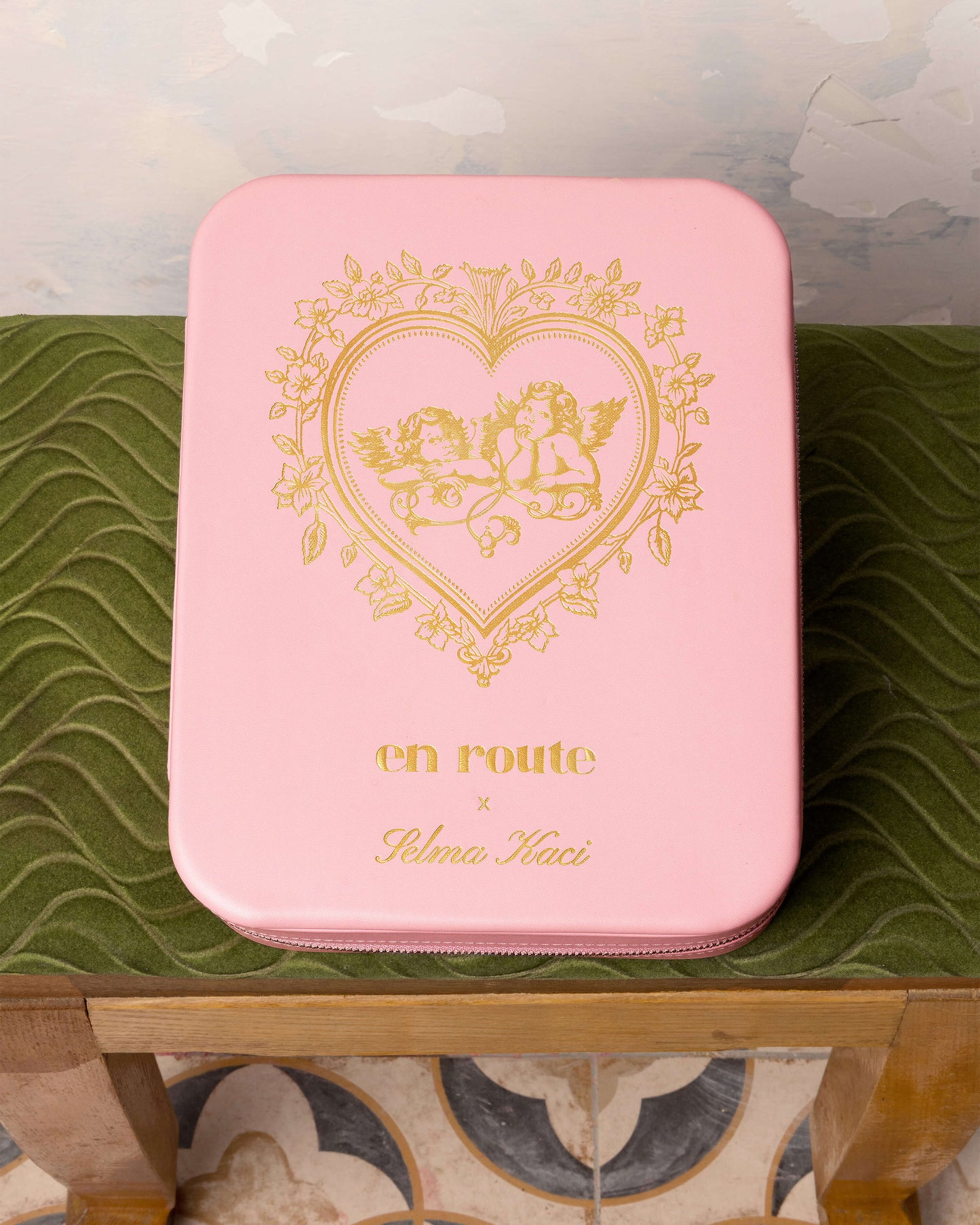 Isola Heart Jewelry Box in Pink