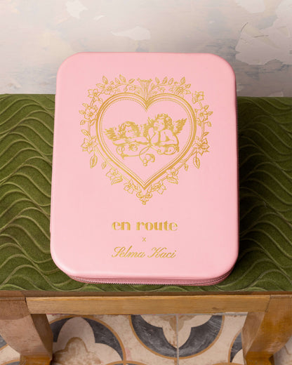 Isola Heart Jewelry Box in Pink