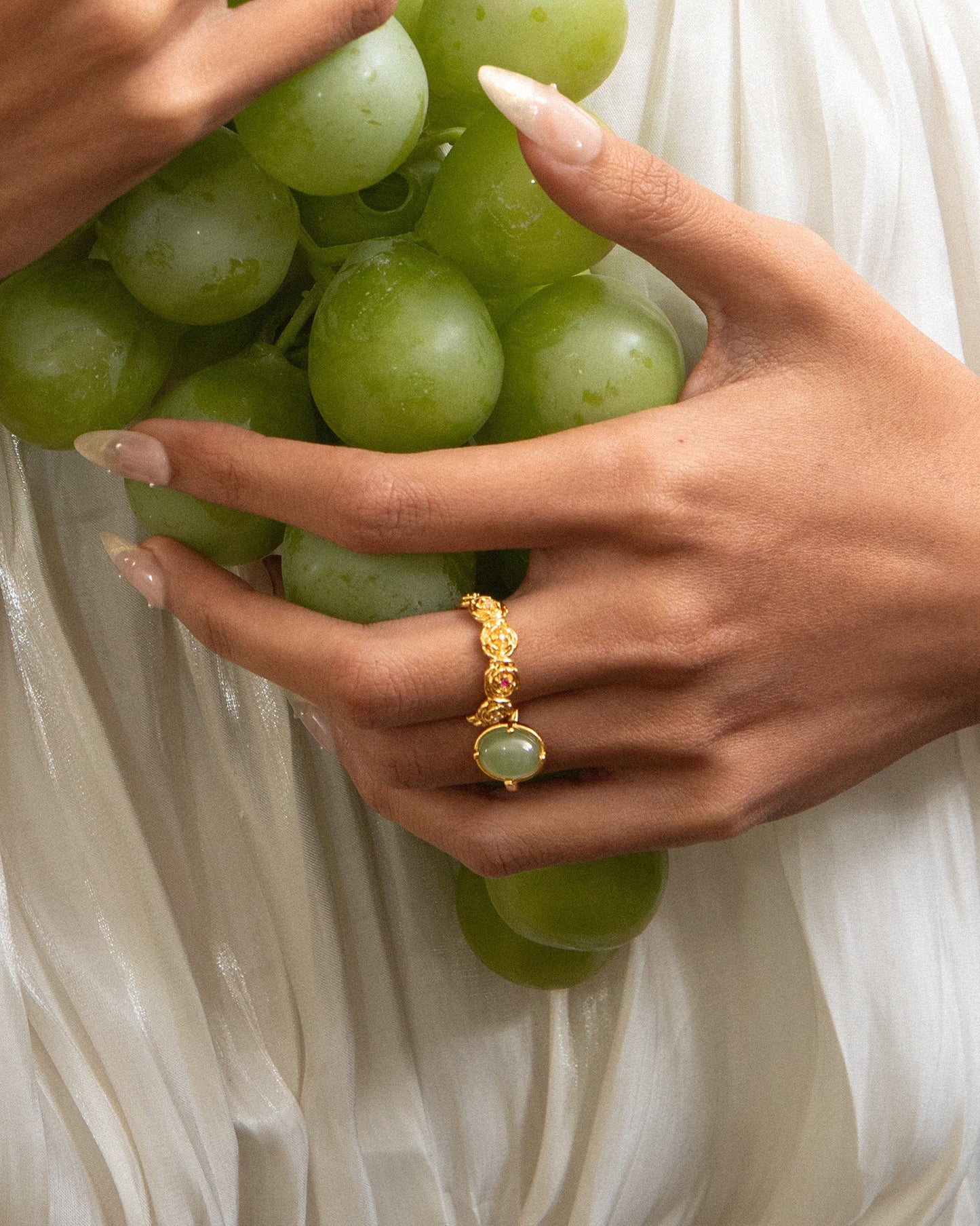Green Aventurine Ring