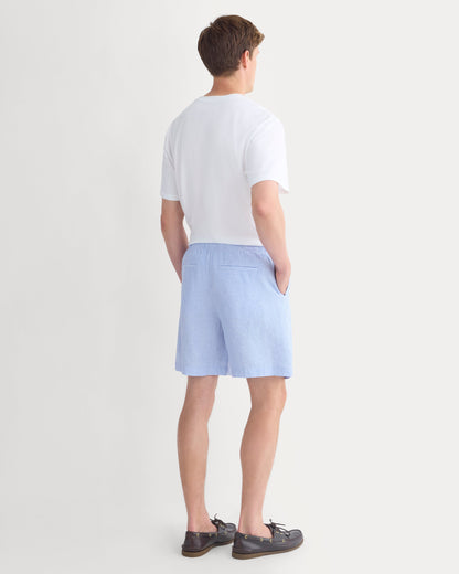 Linen Easy Short | Light Blue