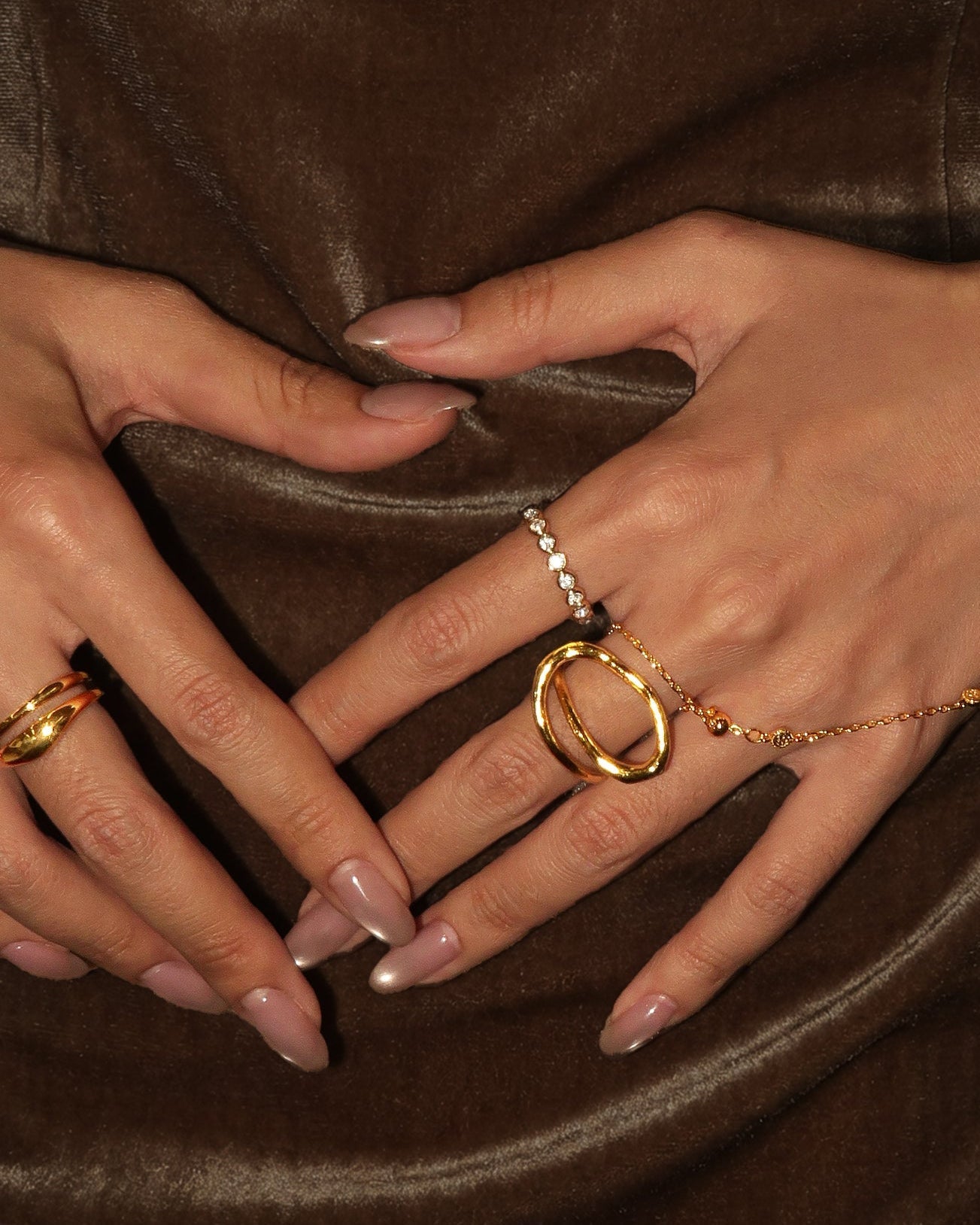 Sculptural Orbit Ring
