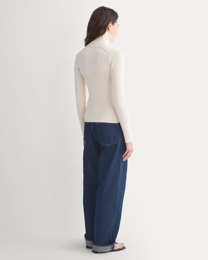 Full-Zip Ribbed Jacket in Everyday Cotton | Canvas