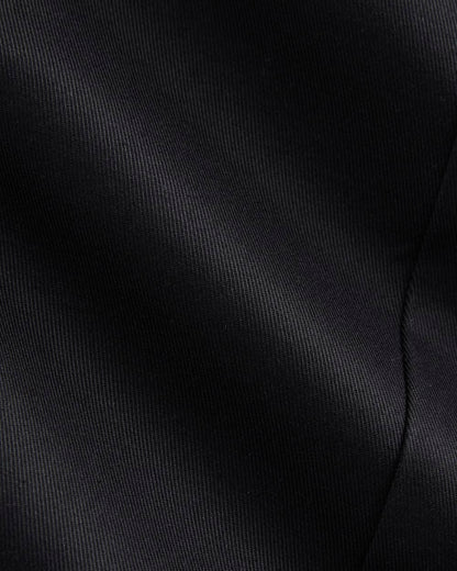 Tailored Drape Seam Pant | Black