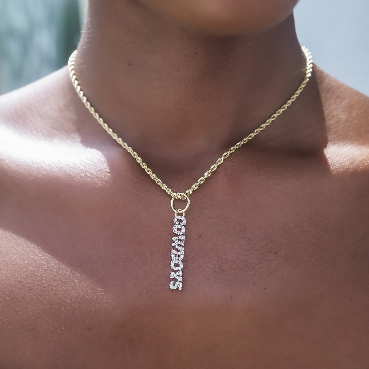 Dallas Cowboys Official NFL Wordmark Pendant