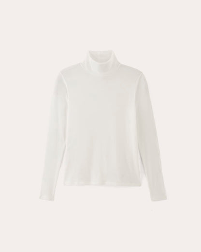 The Air Turtleneck | White
