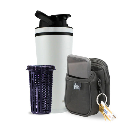 White 26oz Ice Shaker Bundle