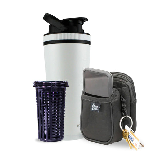 White 26oz Ice Shaker Bundle