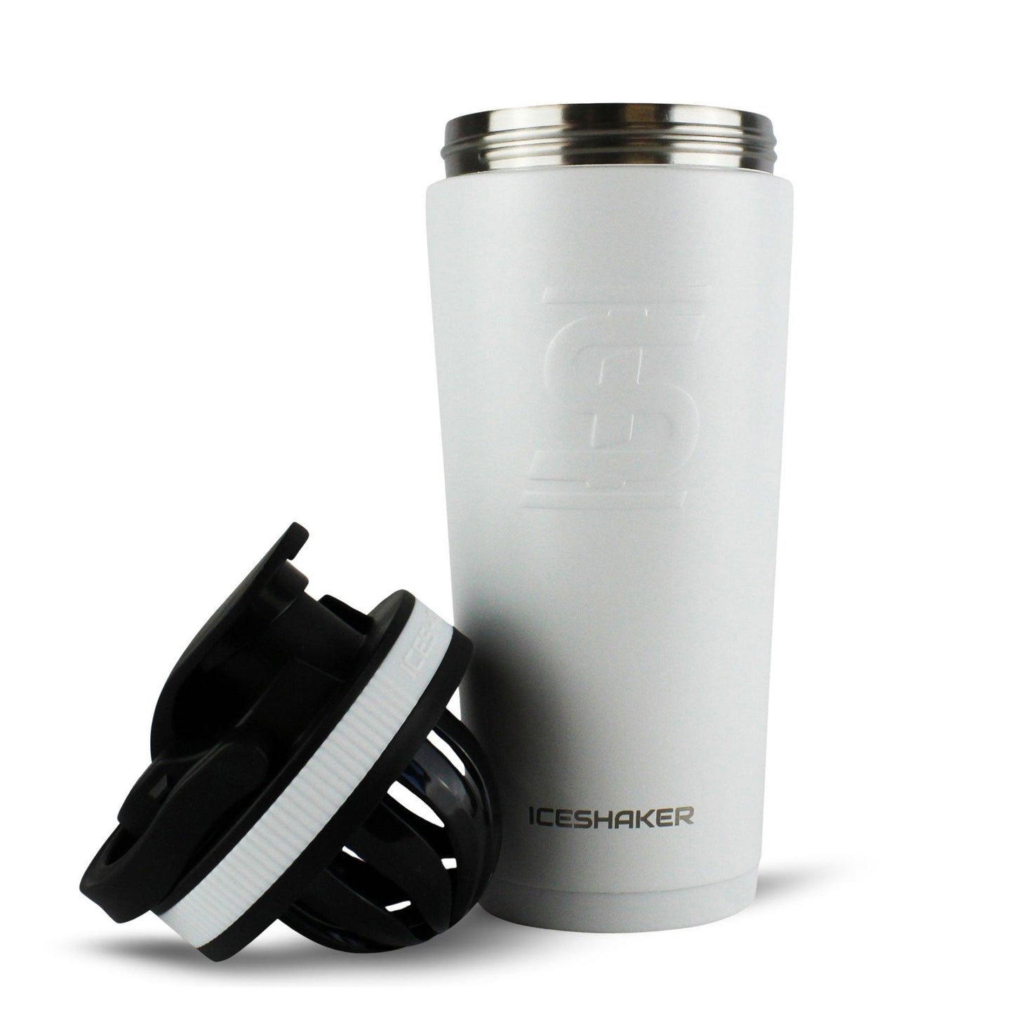 White 26oz Ice Shaker Bundle