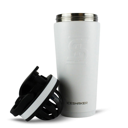 White 26oz Ice Shaker Bundle