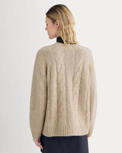 Cloud Cable Cardigan | Heathered Oatmeal