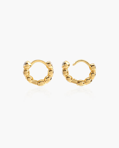 Tennis Hoop Earrings
