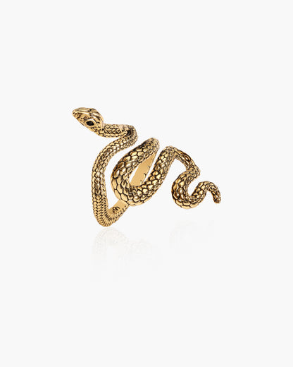 Serpent Ring in Gold