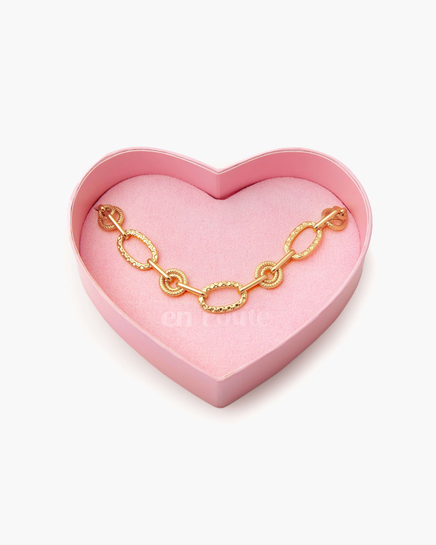 Heart Shaped Jewelry Box in Pink