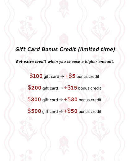 Digital Gift Card