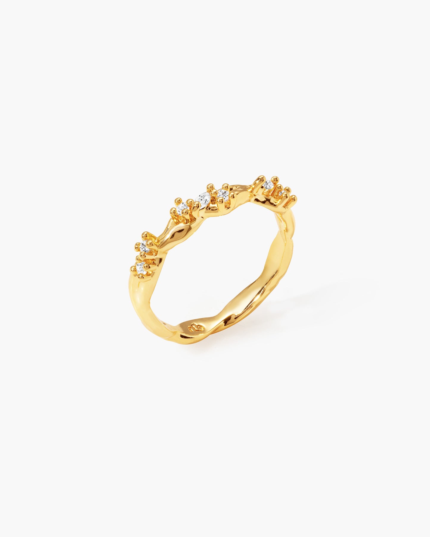 Moonlit Ivy Ring