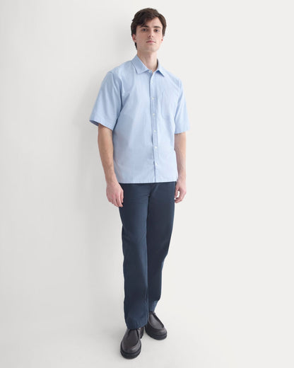 Lightweight Short-Sleeve Oxford | Light Blue