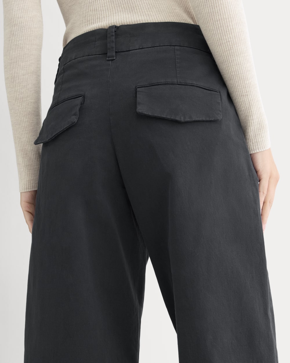 Cotton Twill Chino | Black