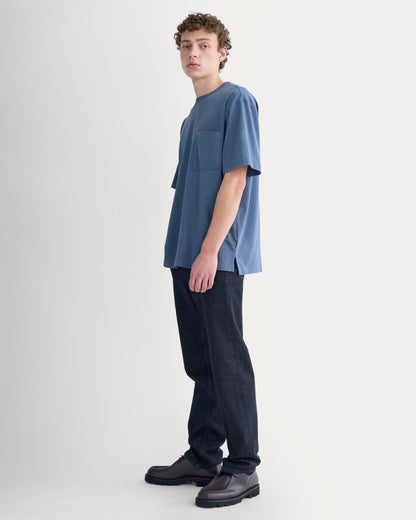 Oversized Midweight Tee | Vintage Indigo