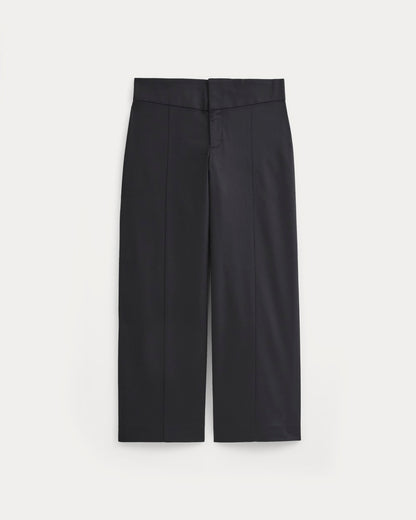 Tailored Drape Seam Pant | Black