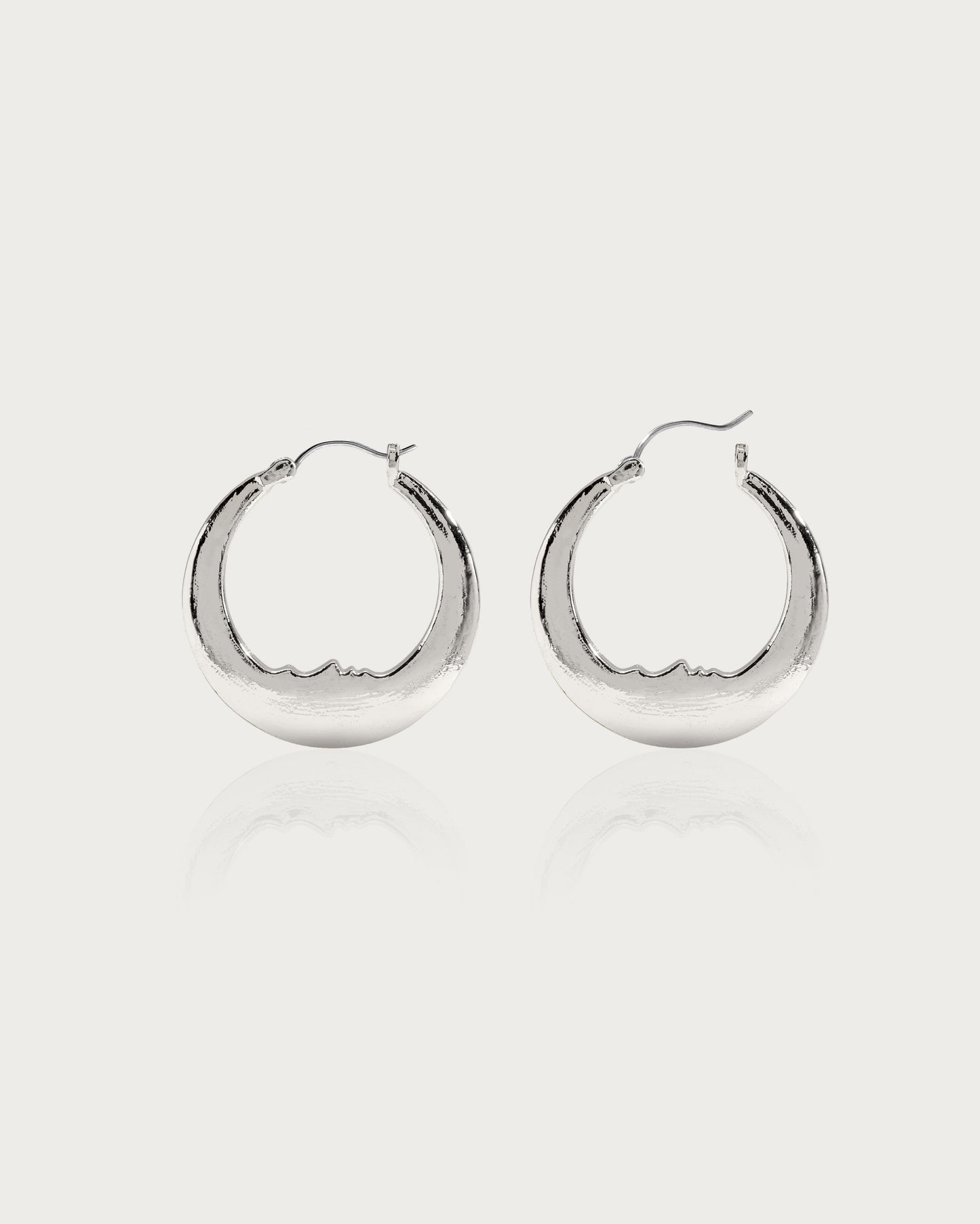 Luna Earrings in Silver