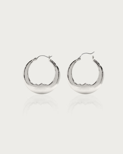 Luna Earrings in Silver