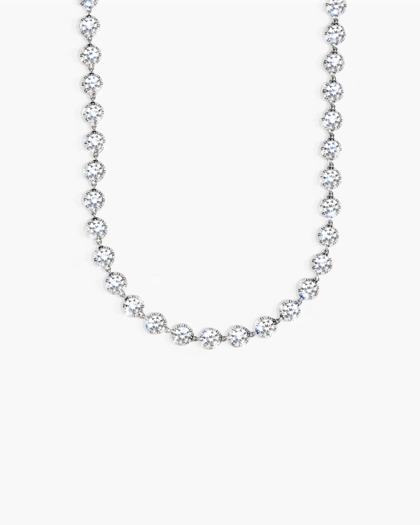 Rose Cut Riviere Necklace