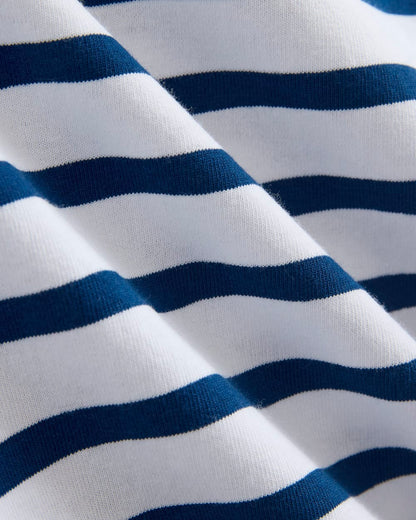Mariner Tee | White/Estate Blue