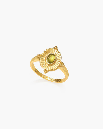 Olive Talisman Ring