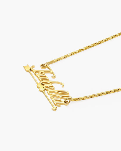 Personalized Name Necklace, Cupid's Arrow