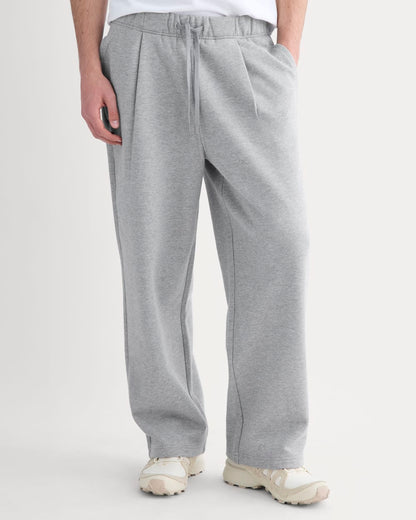 Luxe Fleece Pleated Sweatpant | Vintage Heather Grey