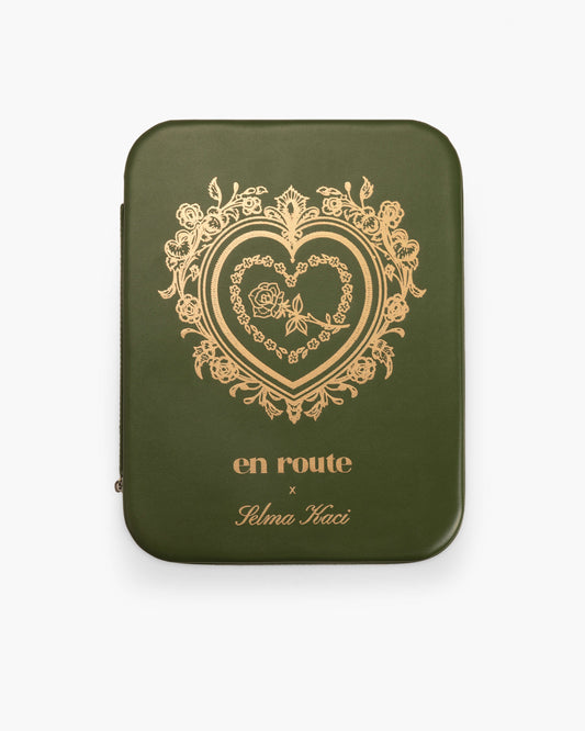 Isola Heart Jewelry Box in Olive