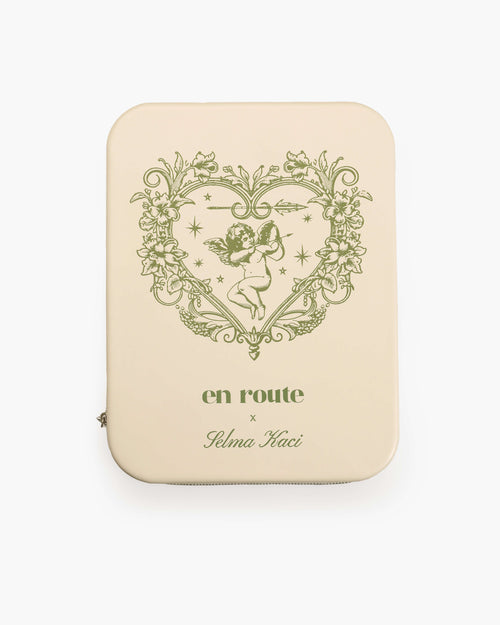 Isola Heart Jewelry Box in Beige