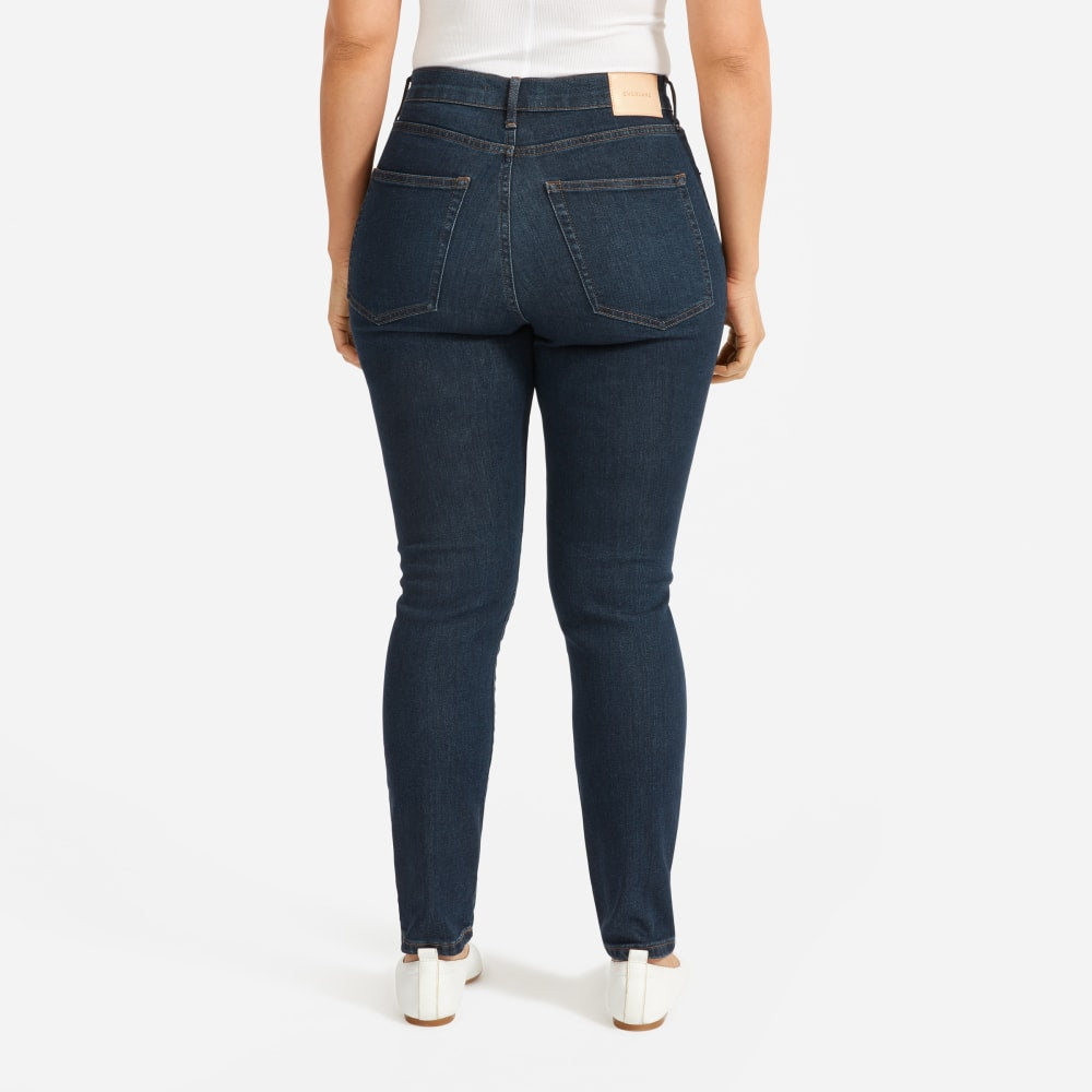 The Authentic Stretch High-Rise Skinny | Deep Indigo | 28.5" Inseam