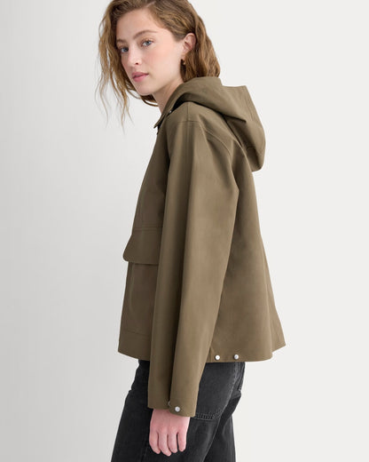 Re:Cycled Nylon Barrel Jacket | Beech