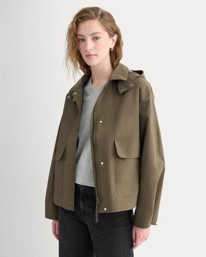Re:Cycled Nylon Barrel Jacket | Beech