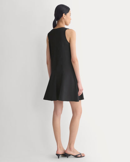 Drop Waist Mini Dress | Black