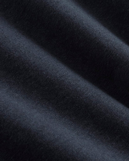 The Box-Cut Tee in Cotton Linen | Navy