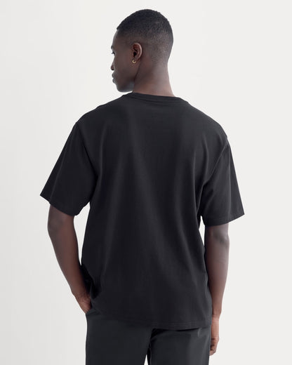 Relaxed Midweight Tee | Black