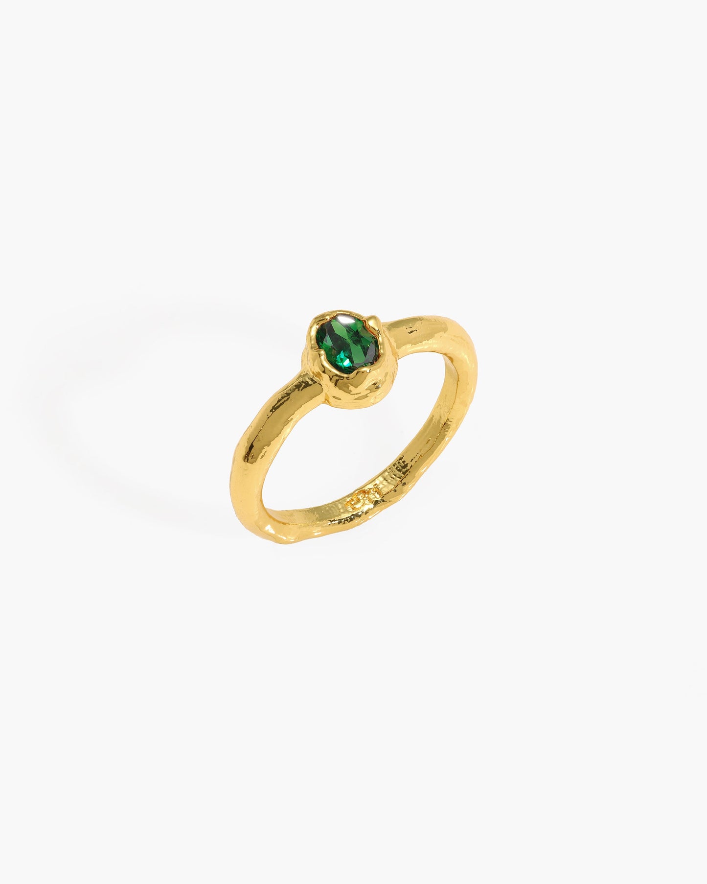 Birthstone Ring in Gold - May