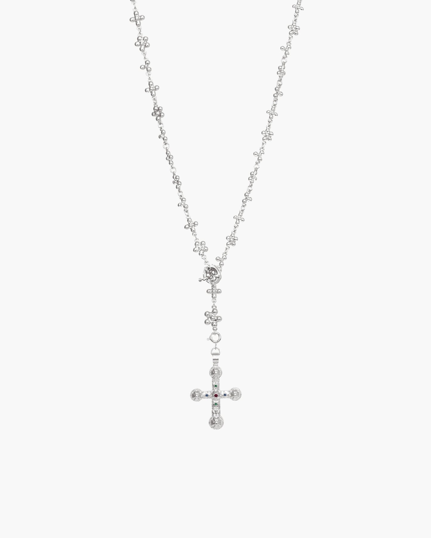 Daisy Molecule Chain in Silver
