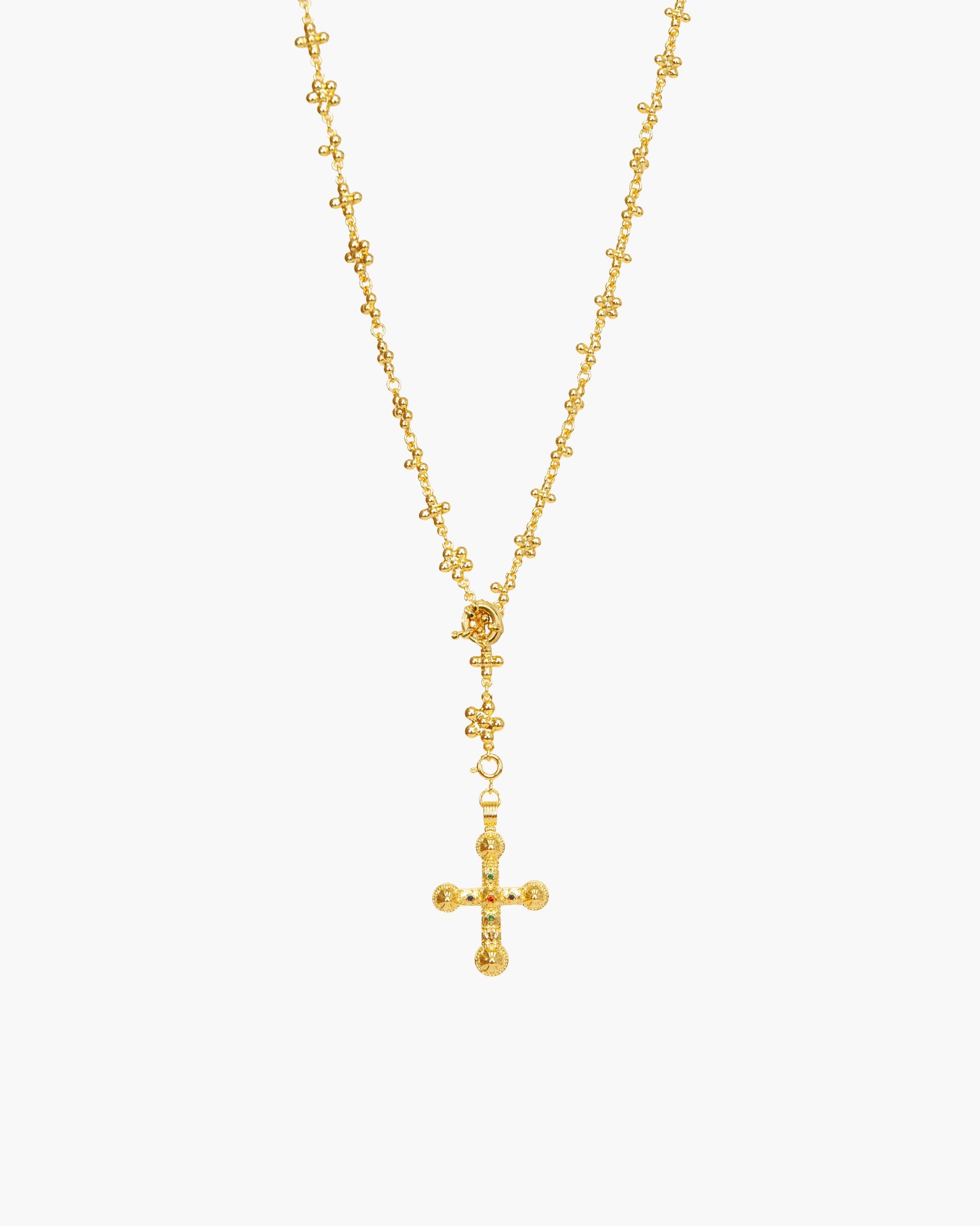 Daisy Molecule Chain in Silver