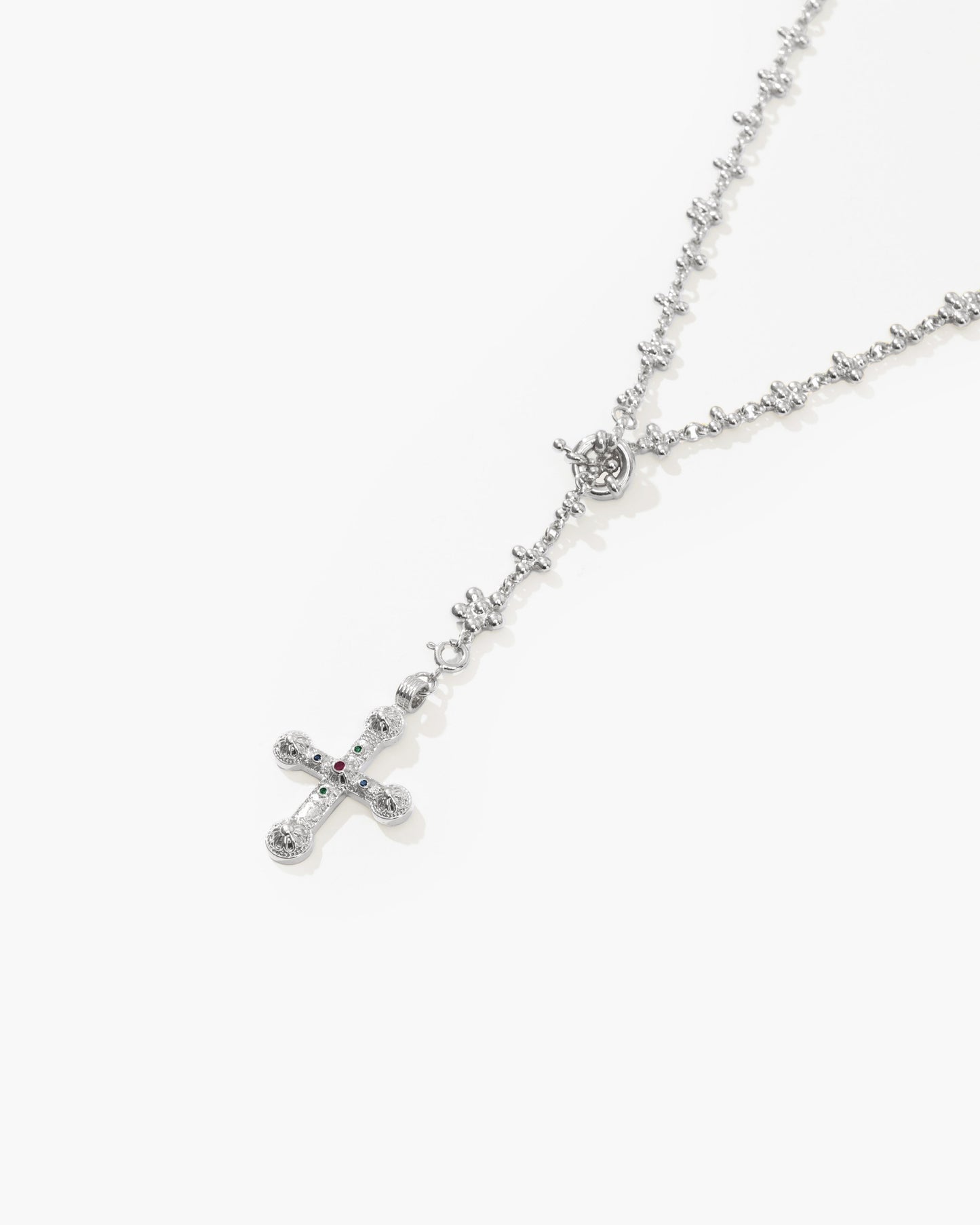 Daisy Molecule Chain in Silver
