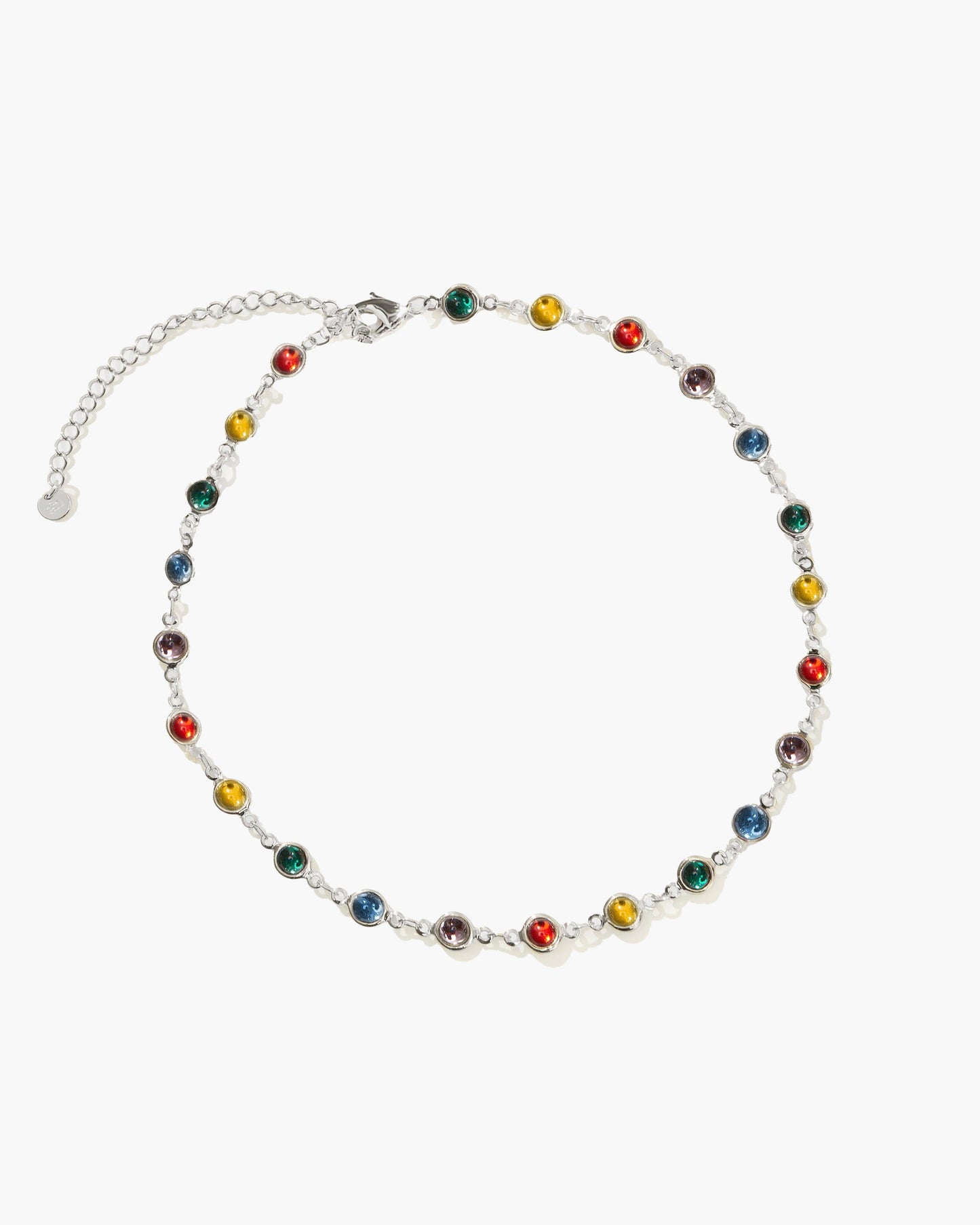 Infinity Choker Necklace in Silver