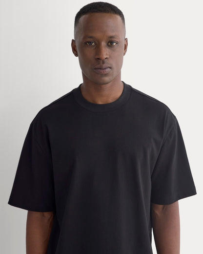 Archive Relaxed-Fit Cotton Crew | Black