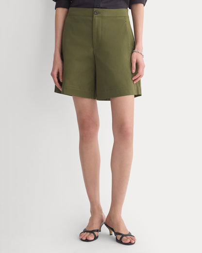 Side-Panel Tailored Short | Olive Night