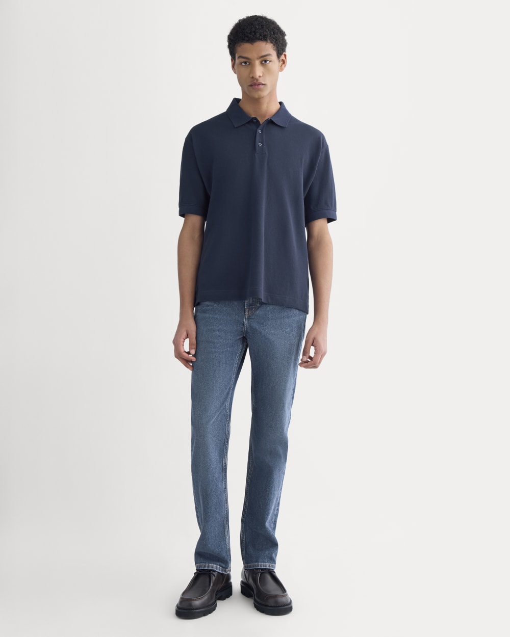 Classic Piqué Polo | Navy
