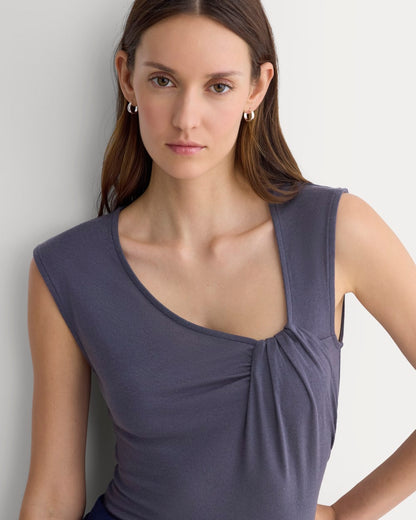Asymmetrical Top in Butterluxe | Graystone